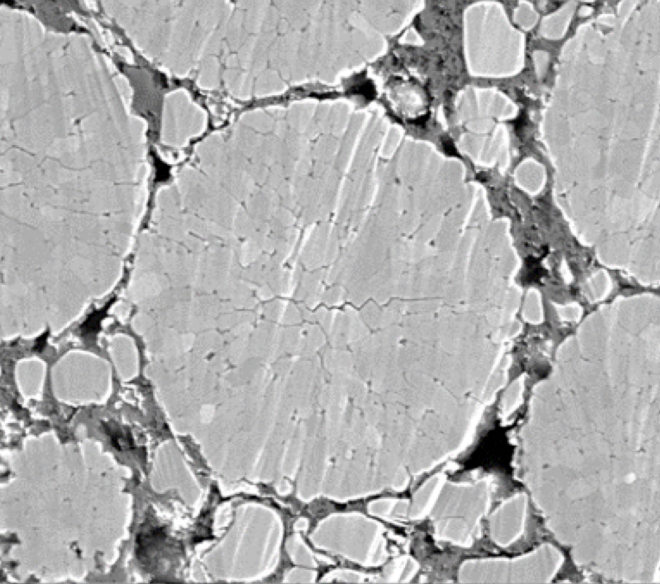 8 years in use: modified properties of materials with additional Zr 8 years in use: modified properties of materials with additional Zr
