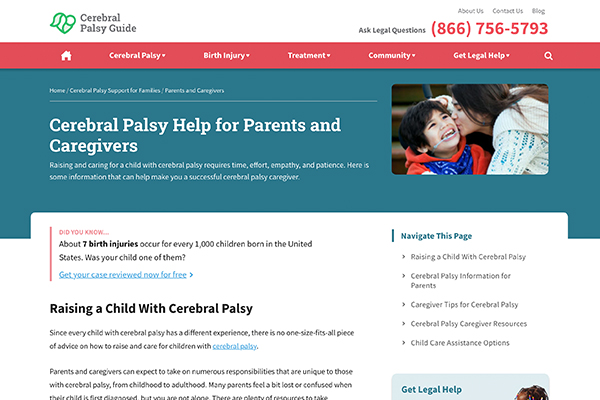Cerebral Palsy Help for Parents and Caregivers
